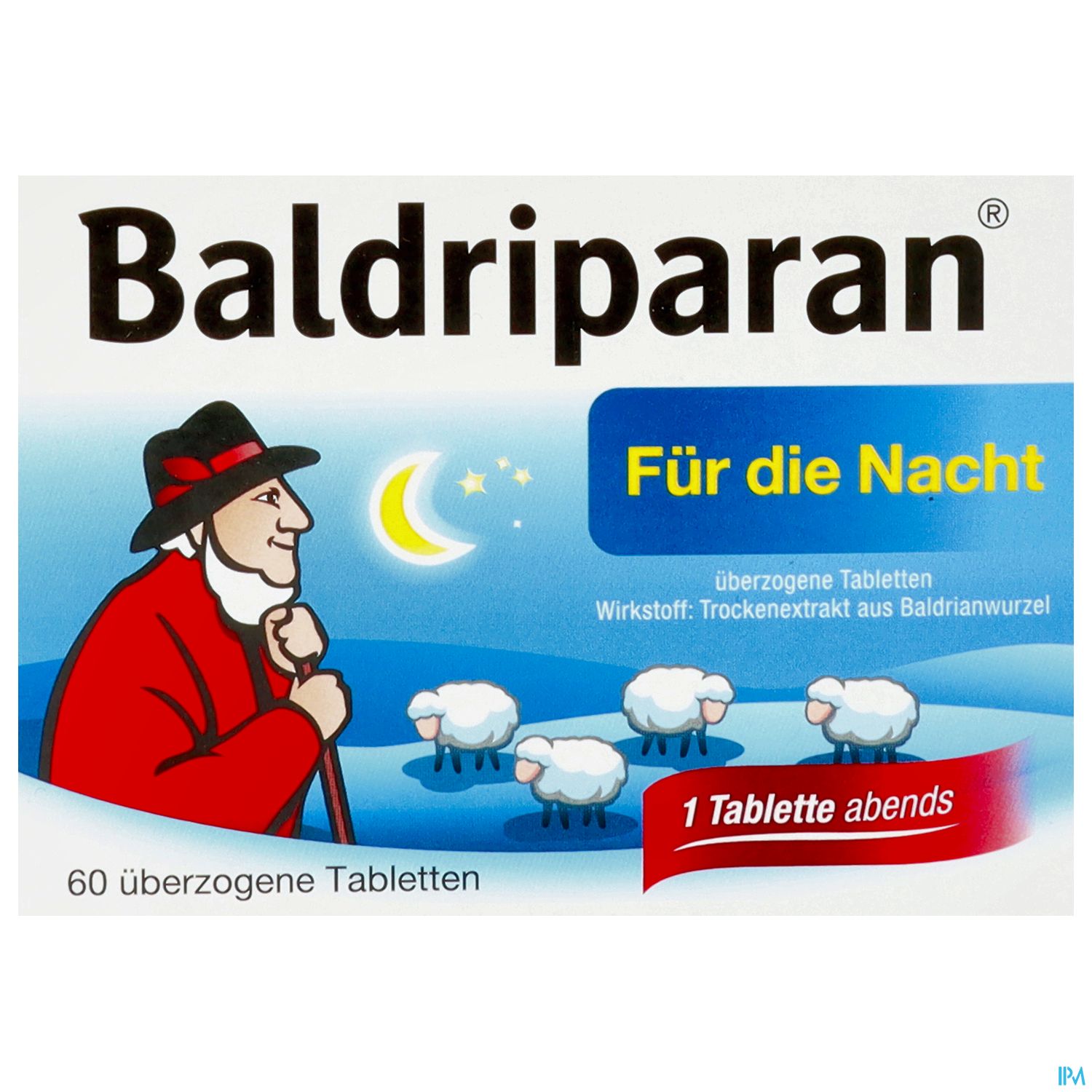 Baldriparan Fuer Die Nacht Ueberzogene Tabl 60st