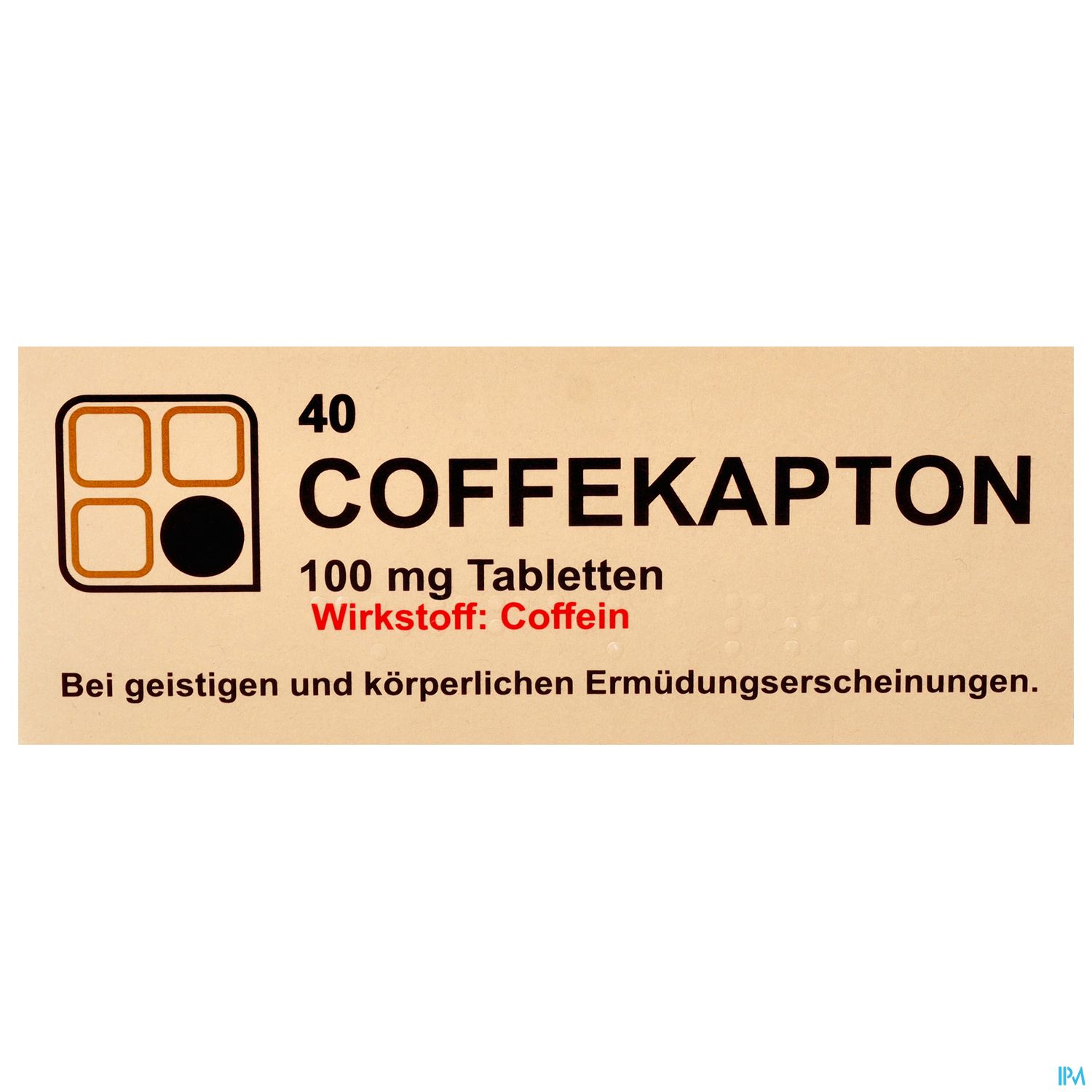 Coffekapton Tabl 40st