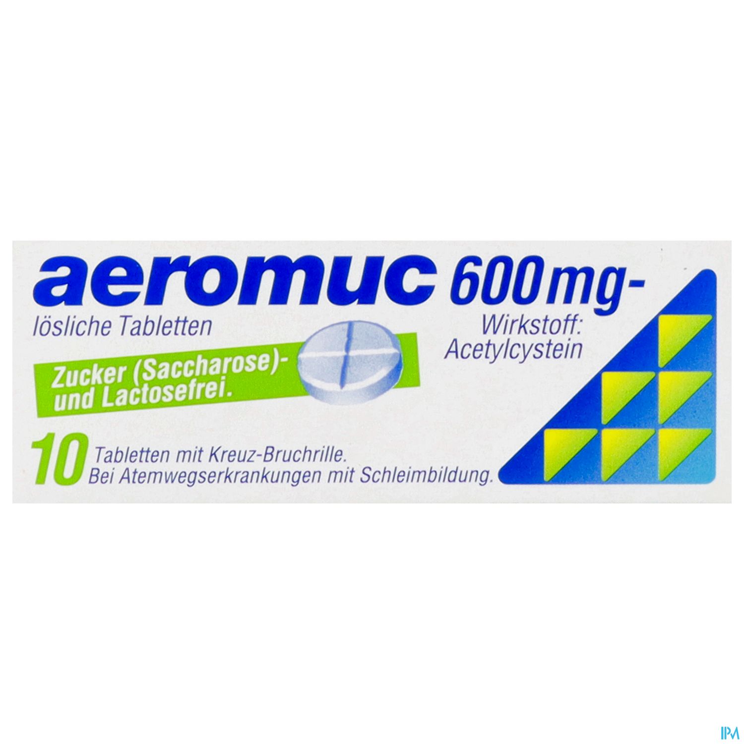 Aeromuc Tabl Löslich 600mg 10st