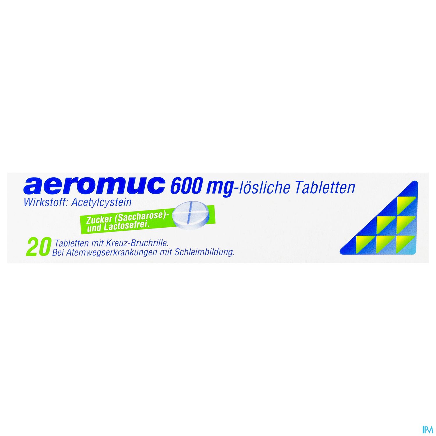 Aeromuc Tabl Löslich 600mg 20st