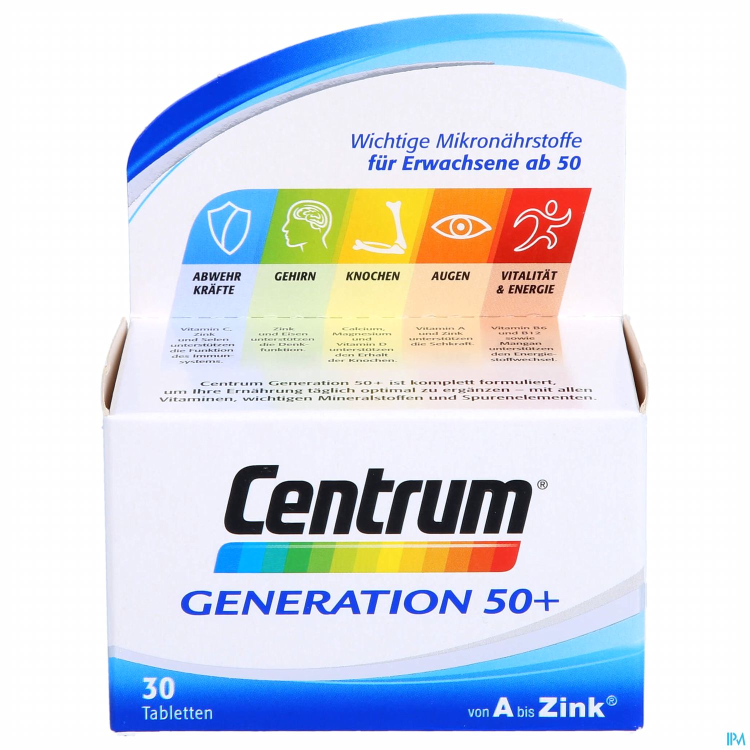 Centrum Tabl Generation 50+ 30st