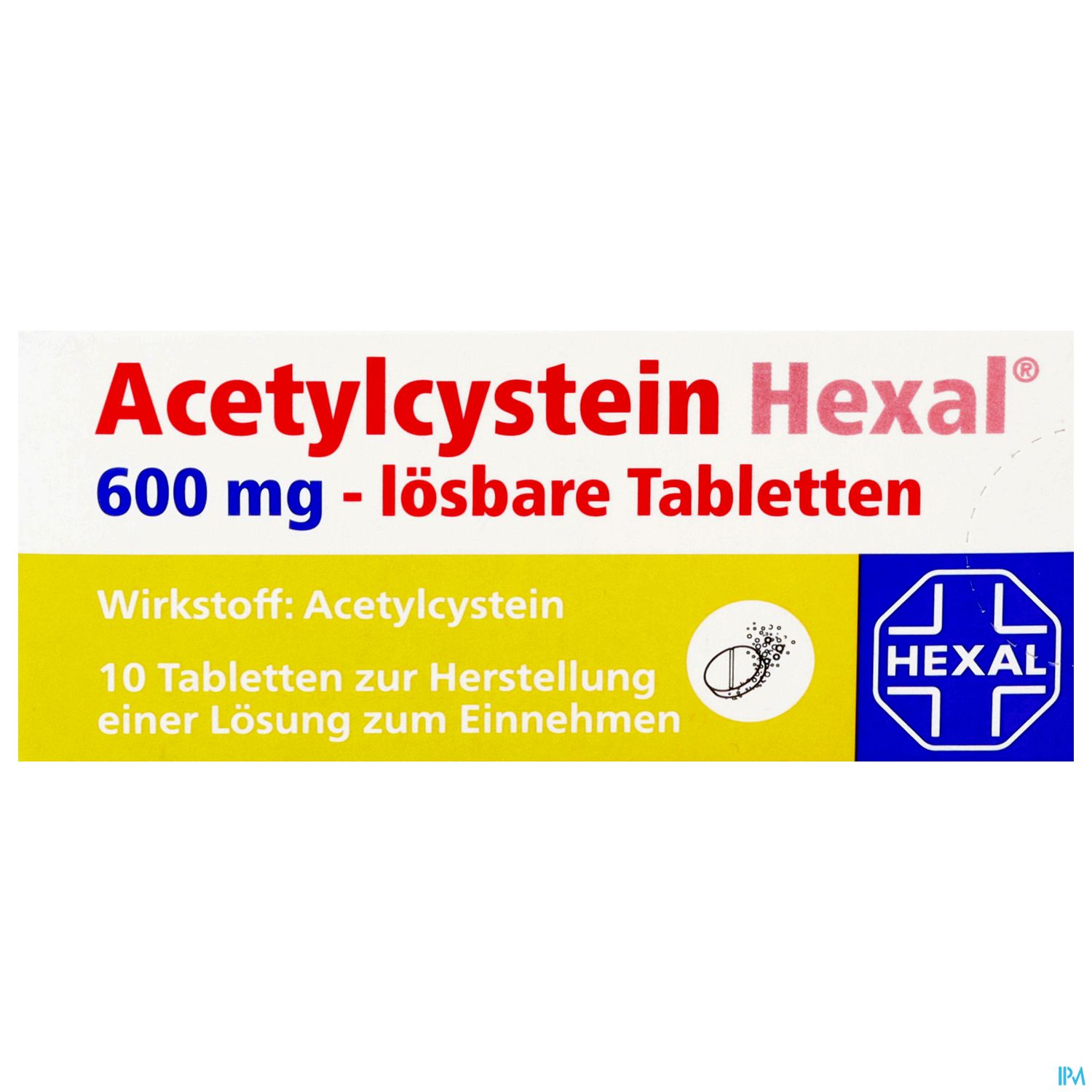 Acetylcystein-hexal Lösbare Tabl 600mg 10st